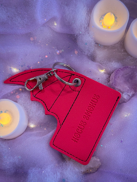 Bat Wing Lighter Case Keychain