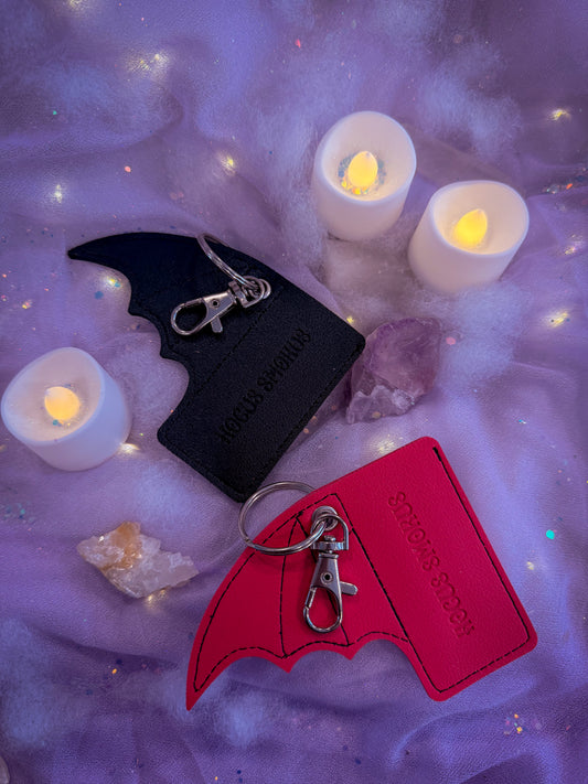 Bat Wing Lighter Case Keychain