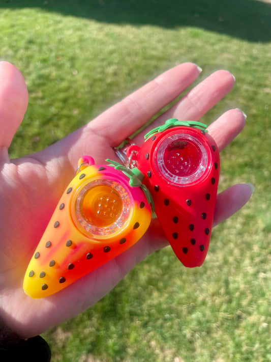 Strawberry Unbreakable Keychain Pipe