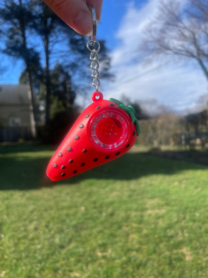 Strawberry Unbreakable Keychain Pipe