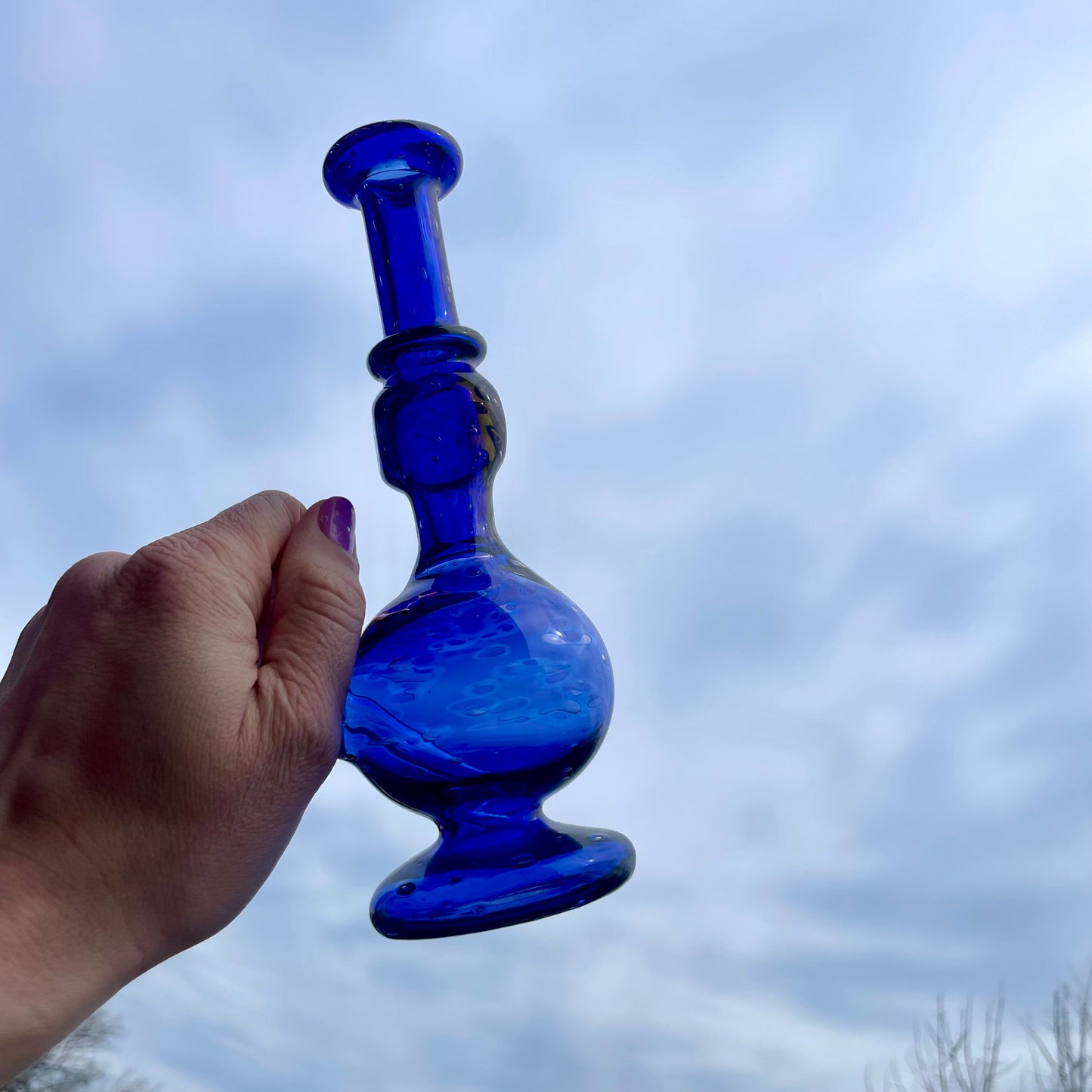 Gold & Silver Fumed Bong