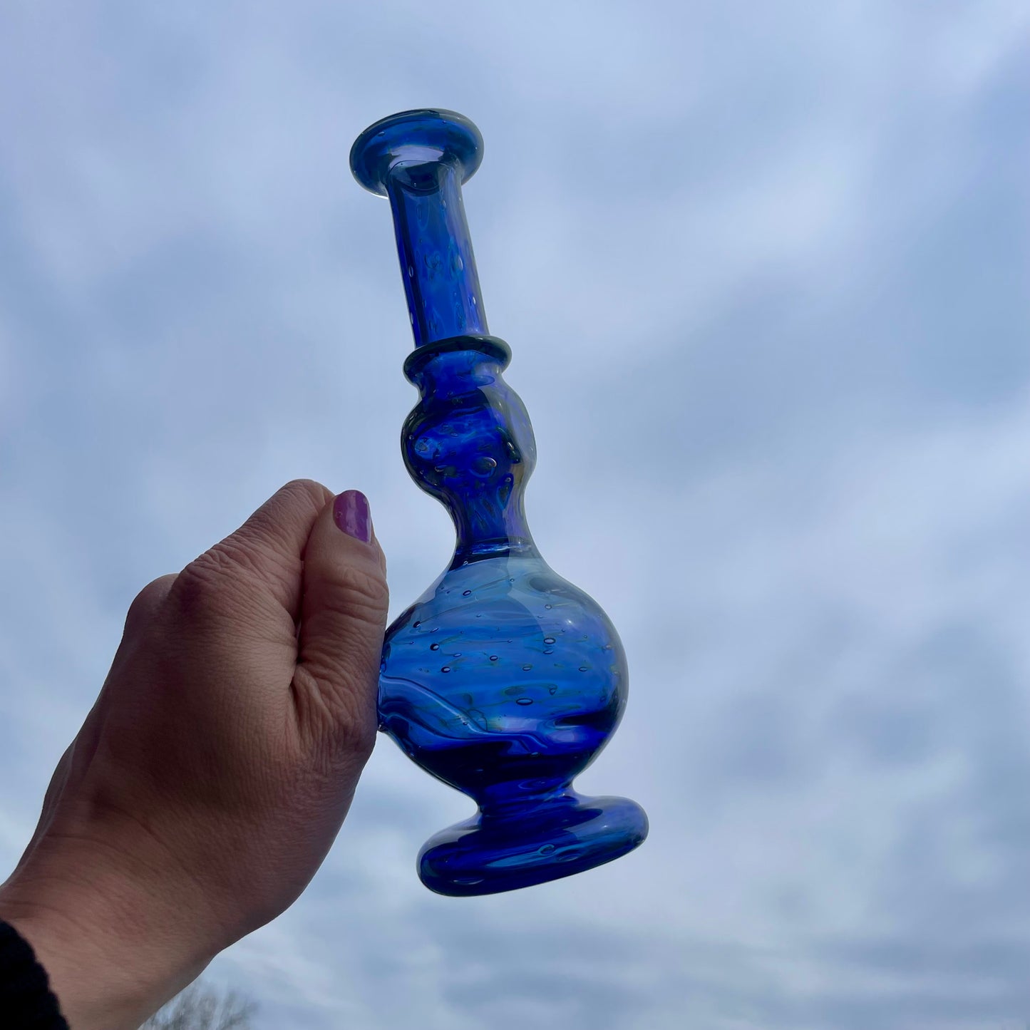 Gold & Silver Fumed Bong